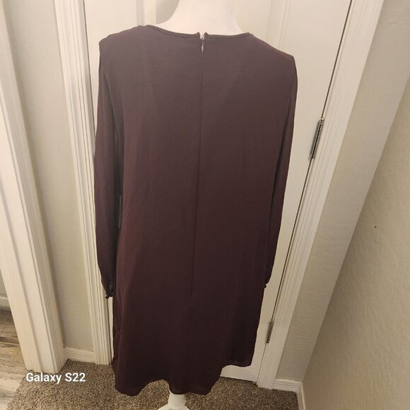 Vince Camuto Dark Plum Purple Dress. NWT. Size 14 - Picture 8 of 13